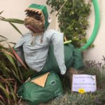 scarecrow t-rex dinosaur
